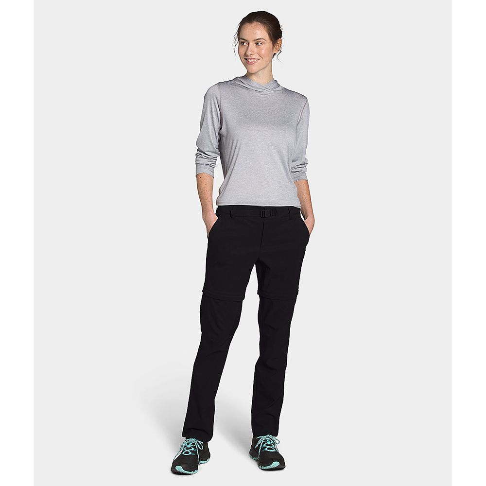 The North Face Pants Womens Australia - The North Face Paramount Convertible Mid-Rise Black Climb (O